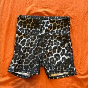 Leopard Print Women's Shorts